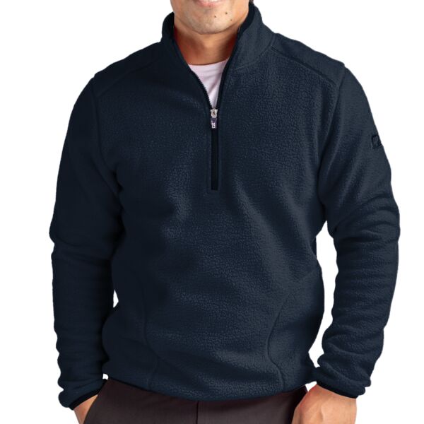 Cutter & Buck Cascade Eco Sherpa Fleece Mens Big & Tall Quarter Zip Jacket Thumbnail