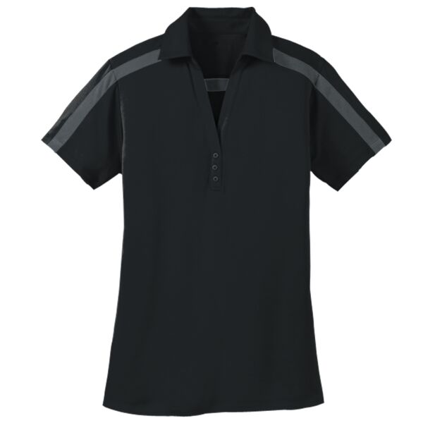 Women's Silk Touch Performance Colorblock Stripe Polo Thumbnail
