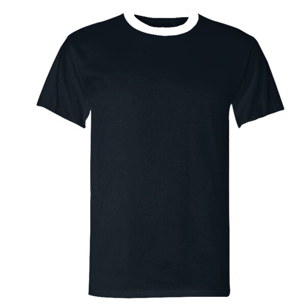BB410 Poly-Cotton S/S Ringer T-Shirt Thumbnail