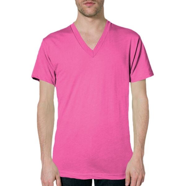 BB456 Poly-Cotton S/S V-Neck T-Shirt Thumbnail