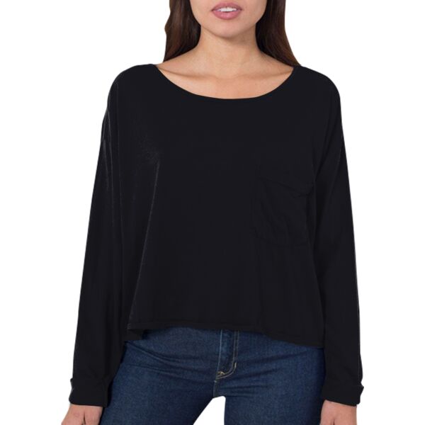 RSA0316 Mid-Length L/S Pocket T-Shirt Thumbnail