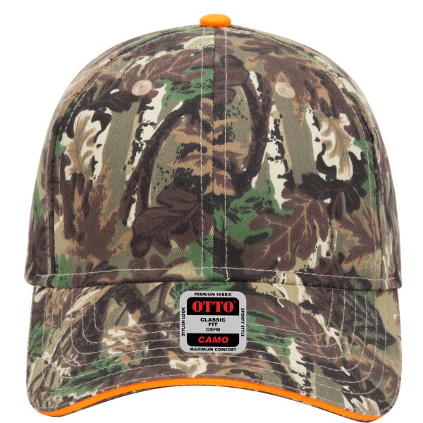 OTTO CAP Camouflage 6 Panel Low Profile Baseball Cap Thumbnail