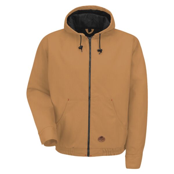 Men's Blended Duck Zip-Front Hooded Jacket Thumbnail