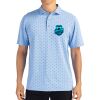 Cutter & Buck Virtue Eco Pique Tile Print Recycled Mens Polo Thumbnail