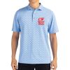 Cutter & Buck Virtue Eco Pique Tile Print Recycled Mens Polo Thumbnail