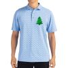 Cutter & Buck Virtue Eco Pique Tile Print Recycled Mens Polo Thumbnail
