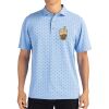 Cutter & Buck Virtue Eco Pique Tile Print Recycled Mens Polo Thumbnail